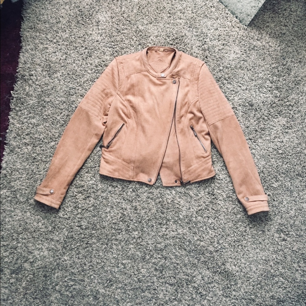 Faux Suede Jacket